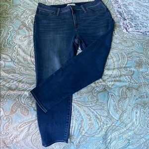 Madewell Dark Blue Curvy High-Rise Skinny Jeans
